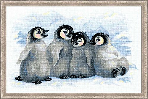 Riolis - Funny Penguins - Kreuzstichpackung im gezählten Kreuzstich - Nicht auf dem Stoff vorgedruckt! Riolis - Funny Penguins - Kreuzstichpackung im gezählten Kreuzstich - Nicht auf dem Stoff vorgedruckt! von Riolis