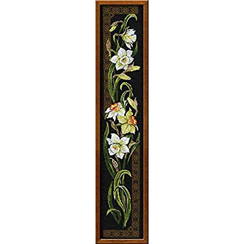 Riolis Kreuzstich-Set Narzissen, Baumwolle, Mehrfarbig, 20 x 92 x 0.1 cm Riolis Kreuzstich-Set Narzissen, Baumwolle, Mehrfarbig, 20 x 92 x 0.1 cm von Riolis