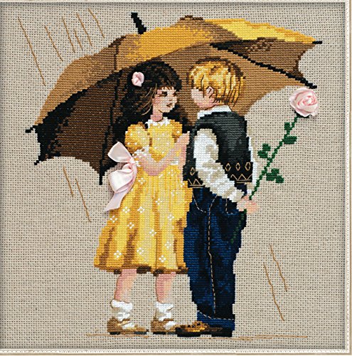 Riolis Kreuzstich-Set Erstes Treffen, Baumwolle, Mehrfarbig, 30 x 30 x 0.1 cm Riolis Kreuzstich-Set Erstes Treffen, Baumwolle, Mehrfarbig, 30 x 30 x 0.1 cm von Riolis