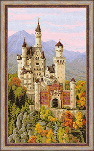 RIOLIS Schloss Neuschwanstein Kreuzstichpackung, Baumwolle, mehrfarbig, 35 x 60 x 0,1 cm RIOLIS Schloss Neuschwanstein Kreuzstichpackung, Baumwolle, mehrfarbig, 35 x 60 x 0,1 cm von Riolis