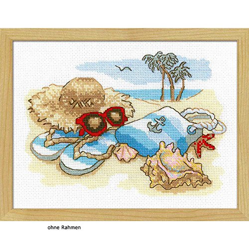 Riolis Kreuzstich-Set "Urlaub am Meer" Riolis Kreuzstich-Set "Urlaub am Meer" von Riolis