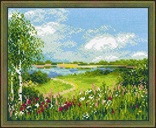 Riolis Kreuzstich-Set "Weg zum See", Zählmuster Riolis Kreuzstich-Set "Weg zum See", Zählmuster von Riolis