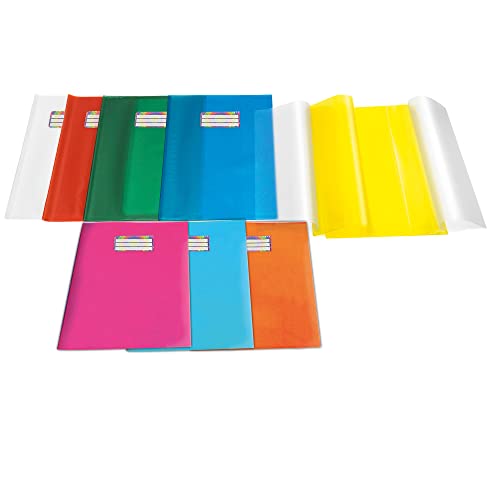 Ri.Plast 93800 Coprimaxi PVC, transparent, Emysilk, mit Klappen, 21 x 30 cm, Orange von Riplast