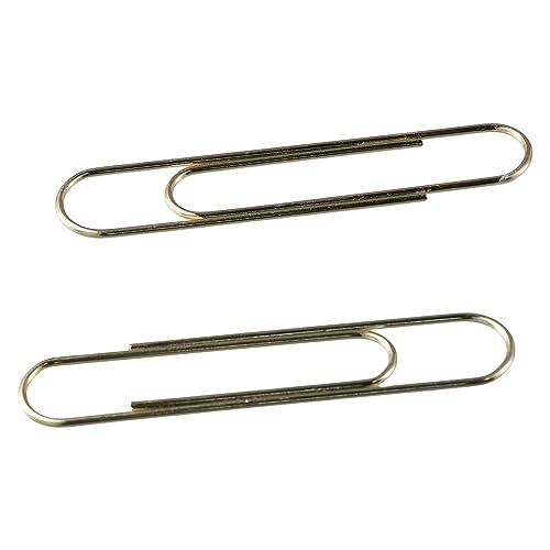 Risedot Extra große Metall-Büroklammern, Lesezeichen, hellgoldene Büroklammern, Planer-Clips für die Organisation zu Hause, Büro, 100 mm, 14 Stück von Risedot