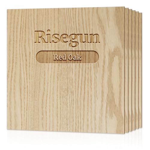 Bastelholzplatte Sperrholz Platten, 6 Stück Roteichensperrholz 1/8"x12" x 12" Bubinga Unbehandeltes Holz für Brandmalerei, Malen, Holz Basteln Laserschneiden, Gravieren Bastelholzplatte Sperrholz Platten, 6 Stück Roteichensperrholz 1/8"x12" x 12" Bubinga Unbehandeltes Holz für Brandmalerei, Malen, Holz Basteln Laserschneiden, Gravieren von Risegun
