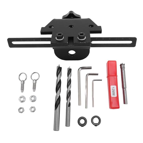 Risegun 3 in 1 Dübel -Jig -Kit, 5/16in 3/8in 1/2in Komplett Einstellbare Holzbearbeitungsmöbel Hohe Kohlenstoff -Stahlgelenk -Bohrwerkzeug Risegun 3 in 1 Dübel -Jig -Kit, 5/16in 3/8in 1/2in Komplett Einstellbare Holzbearbeitungsmöbel Hohe Kohlenstoff -Stahlgelenk -Bohrwerkzeug von Risegun