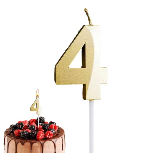 Ristyur Goldene Geburtstagskerzen, Zahlen "Happy Birthday", Zahlen 0 bis 9, Kuchendekoration, Rauchfrei, goldene Zahlen, Zubehör, gebackene Dessertkerzen für Geburtstag, Feier Ristyur Goldene Geburtstagskerzen, Zahlen "Happy Birthday", Zahlen 0 bis 9, Kuchendekoration, Rauchfrei, goldene Zahlen, Zubehör, gebackene Dessertkerzen für Geburtstag, Feier von Ristyur