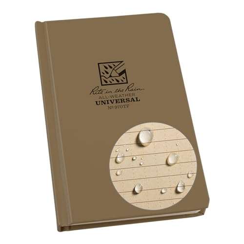 Rite in the Rain Unisex-Erwachsene Wetterfestes Notizbuch, hautfarben, 7.5 x 4.75 x 0.625 Rite in the Rain Unisex-Erwachsene Wetterfestes Notizbuch, hautfarben, 7.5 x 4.75 x 0.625 von Rite in the Rain