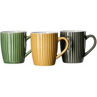 3 Ritzenhoff & Breker Kaffeebecher Umea grün, gelb, grau 350,0 ml von Ritzenhoff & Breker