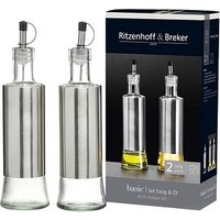 Ritzenhoff & Breker Essig-Öl-Spender Basic 2x 320,0 ml, 2 St. Ritzenhoff & Breker Essig-Öl-Spender Basic 2x 320,0 ml, 2 St. von Ritzenhoff & Breker