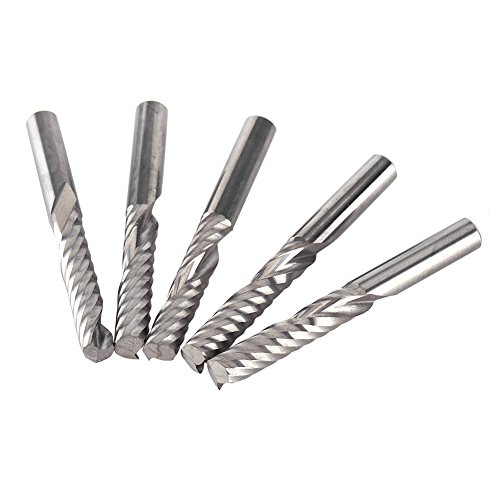 5pcs Wolfram -Carbid -Einflötenspirale CNC Endmühlenbits 6mmx32mm Hochwertiges Schneidwerkzeug für Acryl, PVC, MDF Haltbares Material 5pcs Wolfram -Carbid -Einflötenspirale CNC Endmühlenbits 6mmx32mm Hochwertiges Schneidwerkzeug für Acryl, PVC, MDF Haltbares Material von Riuulity