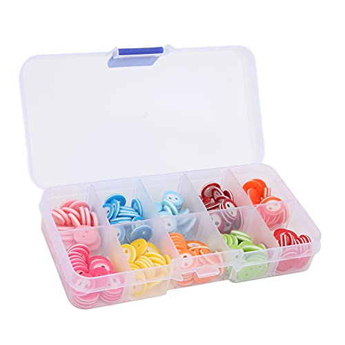Nähen Knöpfe 2 Löcher Bunte Pullover Knöpfe Kleidung 200 Stück Runde Knopfbox 11 Mm Ornament Harz Knöpfe für Nähen Knöpfe 2 Löcher Bunte Pullover Knöpfe Kleidung 200 Stück Runde Knopfbox 11 Mm Ornament Harz Knöpfe für von Riuulity