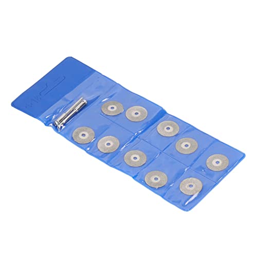 Riuulity 10 Pcs Dünne Diamantschneideisscheibe Easy Installation Schleifrad für Holzmetallstein für Betonböden Renovierung in der Branche (18 mm) von Riuulity