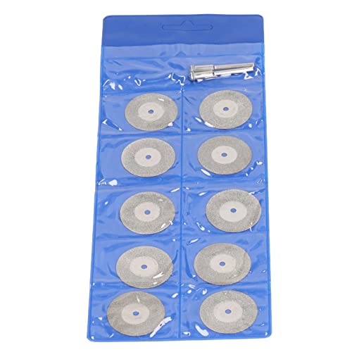 Riuulity 10 Pcs Dünne Diamantschneideisscheibe Easy Installation Schleifrad für Holzmetallstein für Betonböden Renovierung in der Branche (30 mm) von Riuulity