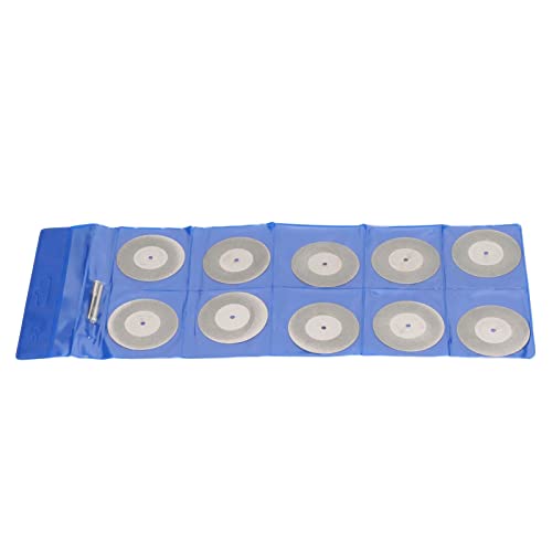 Riuulity 10 Pcs Dünne Diamantschneideisscheibe Easy Installation Schleifrad für Holzmetallstein für Betonböden Renovierung in der Branche (50MM) von Riuulity