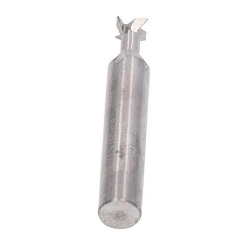 Riuulity Carbid -Schwalbenschwanz -Mahlen Cutter 4 Flöte Router Bit für Holzbearbeitung und Möbelhersteller (10x45°x60L) von Riuulity