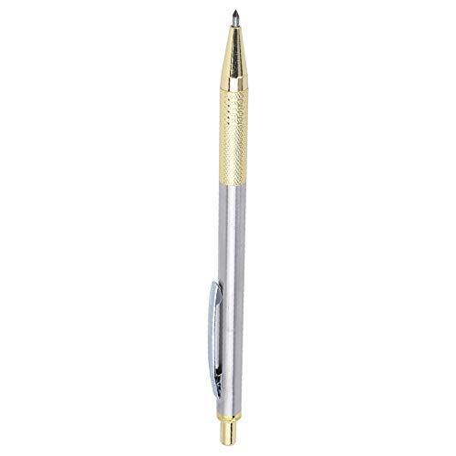 Riuulity Elektroplado Tungstenstahlspitze mit JM-094 Scriber Scriber für Metallglasgravur (GOLD) von Riuulity