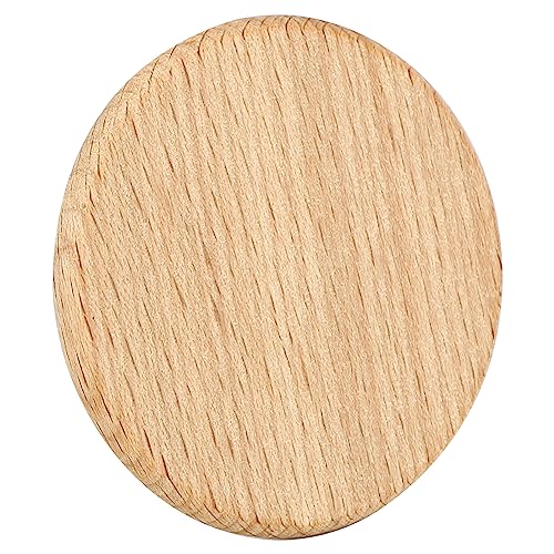 Riuulity Holzlädenscheiben 50pcs DIY Dekoration Accessoires, Handgefertigte Scrapbooking -Weihnachtsdekorationsknöpfe (6cm) von Riuulity