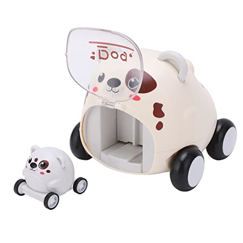Riuulity Leichte Süße Haustiere Trägheit Autospielzeug, Mini Trägheit Auto für, Tiere Zurückziehen Auto, Ideal für Jungen und Mädchen, Plastik (Hund) von Riuulity