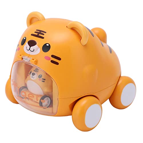 Riuulity Leichte Süße Haustiere Trägheit Autospielzeug, Mini Trägheit Auto für, Tiere Zurückziehen Auto, Ideal für Jungen und Mädchen, Plastik (Tiger) von Riuulity