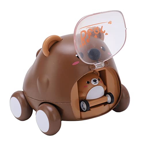 Riuulity Leichte Süße Haustiere Trägheit Autospielzeug, Mini Trägheit Auto für, Tiere Zurückziehen Auto, Ideal für Jungen und Mädchen, Plastik (Tragen) von Riuulity