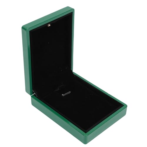 Riuulity Leuchte Schmuckschatulle Atemberaubende Präsentation Halskette Aufbewahrungskoffer für Funkelnde Schmuck CR2016 Batterie (BLUE) von Riuulity