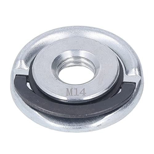 Riuulity M14 Winkelmühle Schnellfreisetzungsmutter Stabile Fixierung Zum Schneiden von Scheiben 45 Mm OD -Plattenflanschmutter [Hausverbesserungsprojekte] von Riuulity