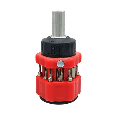 Riuulity Ratchet 12-in-1-Multi-Schraubendreher-Werkzeug für Telefonreparatur-Kit, Kompaktes Design für -Ers, Handwerker, Chrom-Vanadium-Stahl (Ratsche) von Riuulity
