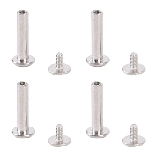 Riuulity Vielseitige Edelstahl -Runde Kopfschraubennieten für Verschiedene Anwendungen 100 Paar Nieten für Outdoor- und Feuchte Bedingungen (3 * 13 * 6mm) von Riuulity