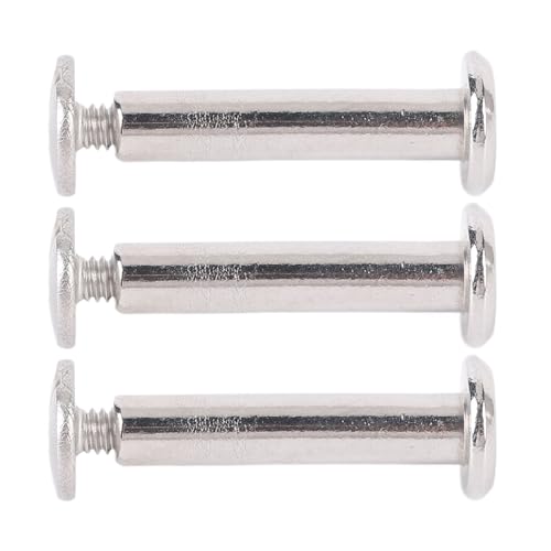 Riuulity Vielseitige Edelstahl -Runde Kopfschraubennieten für Verschiedene Anwendungen 100 Paar Nieten für Outdoor- und Feuchte Bedingungen (3 * 14 * 6mm) von Riuulity