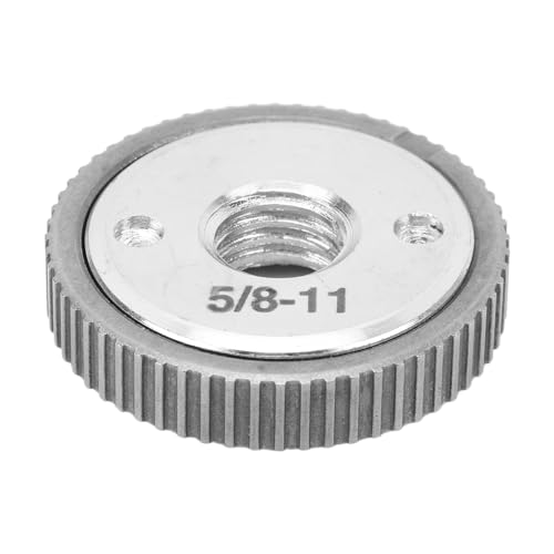 Riuulity Winkelschleifer Zahnradmutter-Kee-resistenter Schnellfreisetzmutter Ersatz Bequemer 5/8-11-Gewinde-Schnellabgabe-Druckplattenmutter für Platten Handymen Riuulity Winkelschleifer Zahnradmutter-Kee-resistenter Schnellfreisetzmutter Ersatz Bequemer 5/8-11-Gewinde-Schnellabgabe-Druckplattenmutter für Platten Handymen von Riuulity