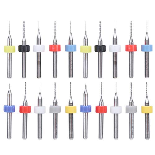 Set von Micro -Bohrbroks -Legierung, Präziser Promotion, Anti Vibrations Design, Ideal für das Fixieren der Schaltkreisplatte, 20 Teile Set von Micro -Bohrbroks -Legierung, Präziser Promotion, Anti Vibrations Design, Ideal für das Fixieren der Schaltkreisplatte, 20 Teile von Riuulity
