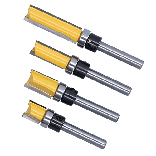 Trimmscharnier Router Bit Set, Langlebige Wolframstahl -Flush -Zapfenstärke für Holzbearbeitungsprojekte Trimmscharnier Router Bit Set, Langlebige Wolframstahl -Flush -Zapfenstärke für Holzbearbeitungsprojekte von Riuulity