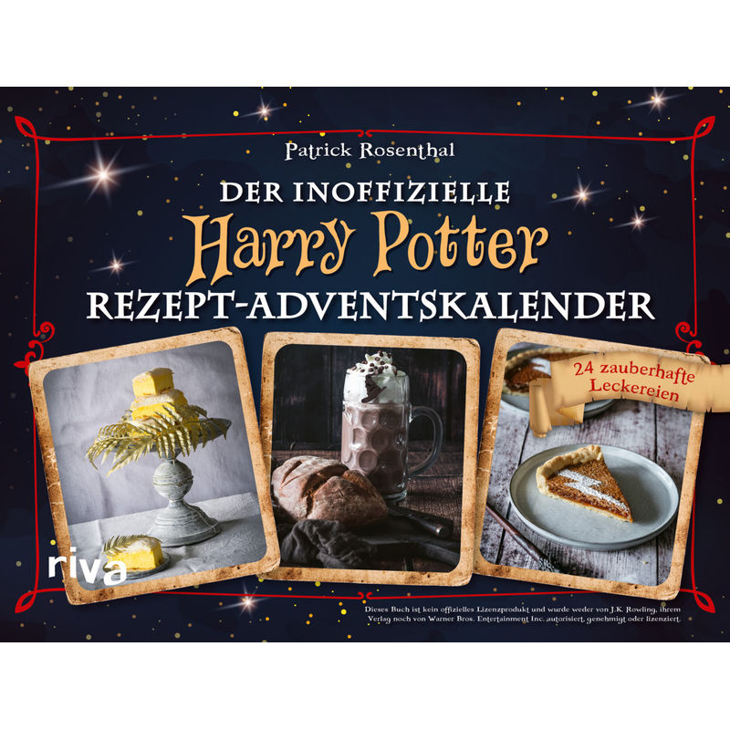 Adventskalender / Der Inoffizielle Harry-Potter-Rezept-Adventskalender. Hardcover-Ausgabe - Patrick Rosenthal, Gebunden von Riva