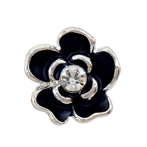 Riverbyland 10 Stück Metall-Nähknöpfe mit Strass zum Basteln, 1,3 cm Riverbyland 10 Stück Metall-Nähknöpfe mit Strass zum Basteln, 1,3 cm von Riverbyland