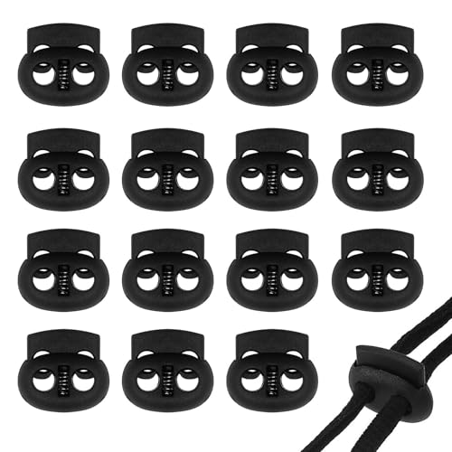 15 Stück Kordel Stopper mit 2 Loch,Kordelstopper Kunststoff,Gummikordel Stopper,Kordelklemme Kordelschlösser,Zugkordel Stopper,Schnur Rutsche,Federschnurschlösser,für Kordelzug Kleidung Paracord 15 Stück Kordel Stopper mit 2 Loch,Kordelstopper Kunststoff,Gummikordel Stopper,Kordelklemme Kordelschlösser,Zugkordel Stopper,Schnur Rutsche,Federschnurschlösser,für Kordelzug Kleidung Paracord von Rixotix