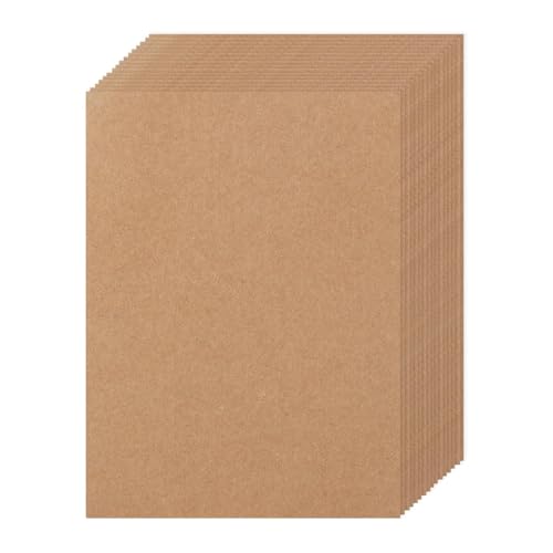 200 Blätter A6 Kraftpapier Karten, 10,2 x 15,2cm Blanko Karten Postkarten Braun 230g/m² Leere Karteikarten für Kreative Bastelprojekten DIY Grußkarte Hochzeitskarte von Rixotix
