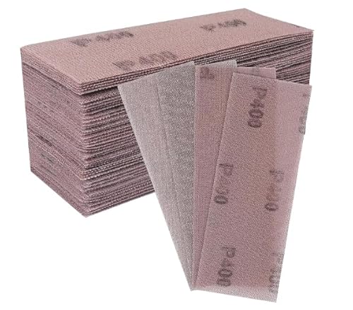 25 Stück Körnungen 400, 70 x 198mm Schleifgitter Schleifstreifen, Schleifnetz, Geeignet für Für das Schleifen von Wänden, Holz, Farben, Geringer Staubandruck (400) 25 Stück Körnungen 400, 70 x 198mm Schleifgitter Schleifstreifen, Schleifnetz, Geeignet für Für das Schleifen von Wänden, Holz, Farben, Geringer Staubandruck (400) von Riybyds
