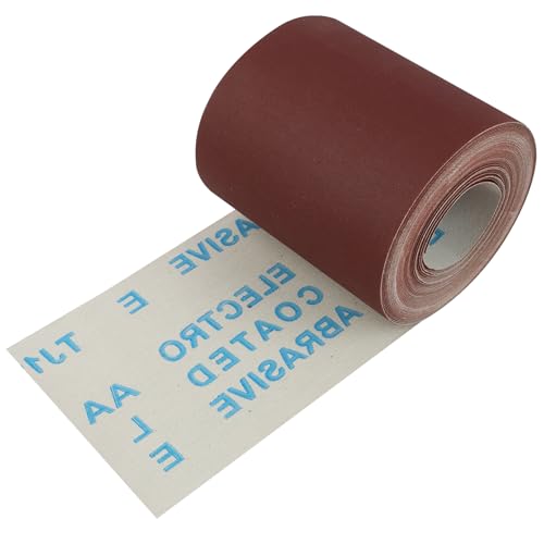 Schleifpapier Rolle für Handschleifer, Körnung 93mm x 10 m, Hochleistungs-Schleifleinen, geeignet für Holz und Metall, Nass- und Trockenschliff, Langlebig und Vielseitig (Körnung 400) von Riybyds