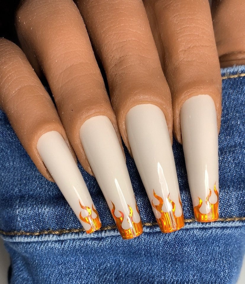 Rand Flammen| Flamme Nagel Kleber, Feuer Aufkleber, Abziehbilder, Kunst, Feurige Nail Art, Flammen Abstrakte Nägel Rand Flammen| Flamme Nagel Kleber, Feuer Aufkleber, Abziehbilder, Kunst, Feurige Nail Art, Flammen Abstrakte Nägel von RizaZoeDesigns