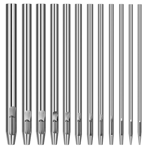 Rizthyn 12 Stück Locheisen Set, Lochstanzer, Lochstanzer Leder, Stanzwerkzeug, Lochstanzer Set, Runde Stahl Hohl Punch Set für Leder Uhrenarmbänder, Gürtel, Leinwand Öse, Papier Kunststoff(0,5-6 mm) Rizthyn 12 Stück Locheisen Set, Lochstanzer, Lochstanzer Leder, Stanzwerkzeug, Lochstanzer Set, Runde Stahl Hohl Punch Set für Leder Uhrenarmbänder, Gürtel, Leinwand Öse, Papier Kunststoff(0,5-6 mm) von Rizthyn