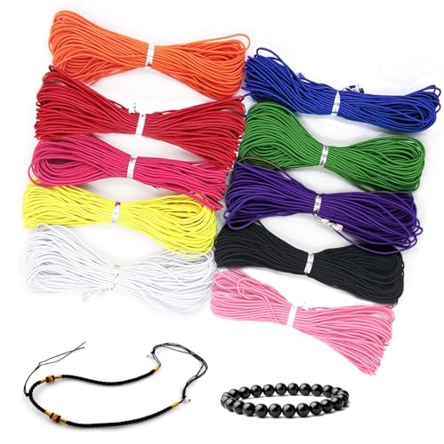 Armband Schnur Gummiband Elastisch für Armbänder 0,8mm Gummifaden Elastisches Armband Band Gummischnur Faden für Perlen 130m Armband Schnur Gummiband Elastisch für Armbänder 0,8mm Gummifaden Elastisches Armband Band Gummischnur Faden für Perlen 130m von Rjayaa