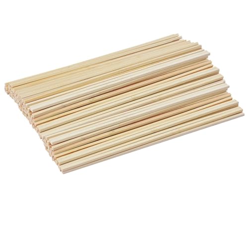 Holzleisten Holzstäbe zum Basteln 50 STK Holzstäbchen Quadratisch Holzleisten Holz Holzklötzchen 30 cm Lang Bambusstäbe zum Basteln Holzleisten Holzstäbe zum Basteln 50 STK Holzstäbchen Quadratisch Holzleisten Holz Holzklötzchen 30 cm Lang Bambusstäbe zum Basteln von Rjayaa