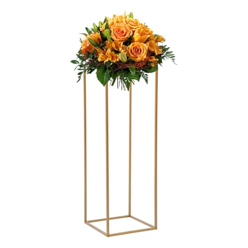 RjcdOPL 10 Stück Blumenständer aus Metall für Hochzeit, 27 x 27 x 80 cm, langlebig und stabil, Tragfähigkeit 10 kg, Dekoration für Party und Geburtstag RjcdOPL 10 Stück Blumenständer aus Metall für Hochzeit, 27 x 27 x 80 cm, langlebig und stabil, Tragfähigkeit 10 kg, Dekoration für Party und Geburtstag von RjcdOPL