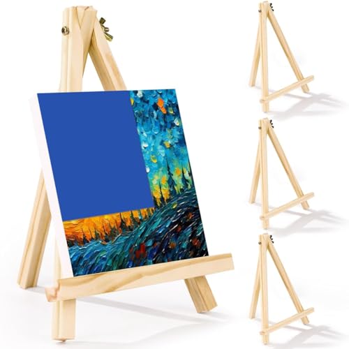 Rkbcjqa 4er-Pack 9-Staffeleien Aus zum Bemalen Von Leinwand, Kunst, Stativ, Staffelei für Malpartys, Tischstaffelei für Kinder und Schüler zum Malen, Langlebig, Einfach zu Installieren Rkbcjqa 4er-Pack 9-Staffeleien Aus zum Bemalen Von Leinwand, Kunst, Stativ, Staffelei für Malpartys, Tischstaffelei für Kinder und Schüler zum Malen, Langlebig, Einfach zu Installieren von Rkbcjqa