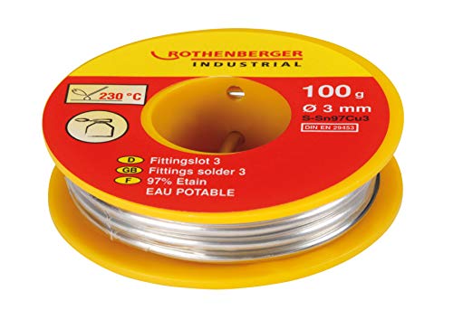 Rothenberger Fittingslot, 3 mm, 100 g von Rothenberger
