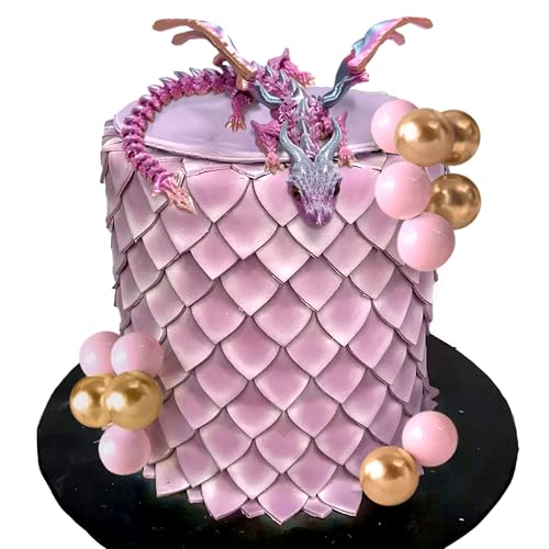 Fantasy Dragon Cake Topper Dragon Eggs Cake Decor Pink Balls Cake Decor for Baby Shower Birthday Wedding Party Supplies Fantasy Dragon Cake Topper Dragon Eggs Cake Decor Pink Balls Cake Decor for Baby Shower Birthday Wedding Party Supplies von Roaring Good Time