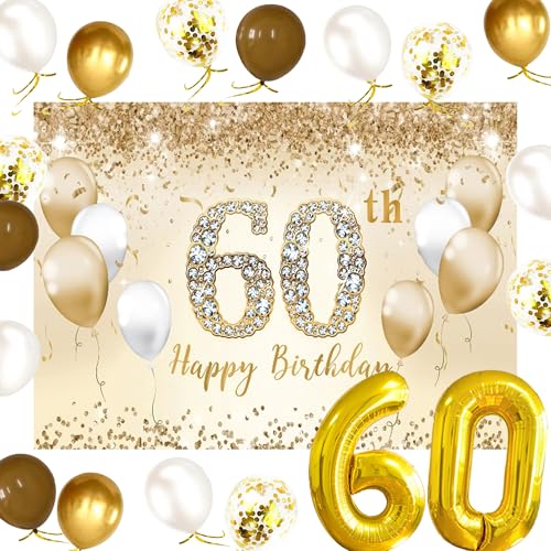 Gold Glitter Happy 60th Birthday Banner Party Decor Balloons Funny Birthday Banner 60th Birthday Decorations for Women Men 60 Year Old Party Supplies Decor Gold Glitter Happy 60th Birthday Banner Party Decor Balloons Funny Birthday Banner 60th Birthday Decorations for Women Men 60 Year Old Party Supplies Decor von Roaring Good Time