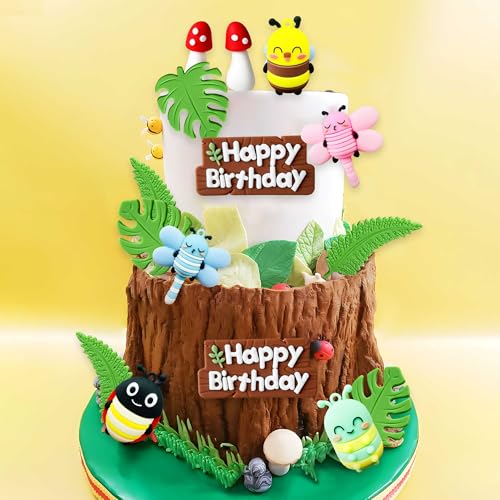 Marienkäfer Tortendekoration Insekt Käfer Spielzeugfiguren für Kinder Insekt Thematische Party Geschenk Füller Cupcake Topper Raupe Pilz Tortendekor für Geburtstagsfeier Marienkäfer Tortendekoration Insekt Käfer Spielzeugfiguren für Kinder Insekt Thematische Party Geschenk Füller Cupcake Topper Raupe Pilz Tortendekor für Geburtstagsfeier von Roaring Good Time