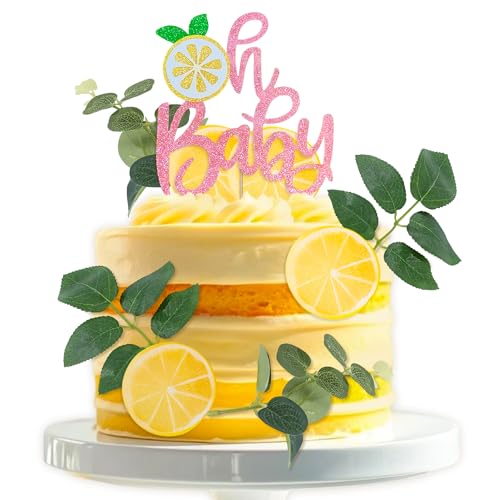 Lemon Oh Baby-Kuchenaufsatz mit süßem Obst-Thema, Sommer-Limonade, Kuchendekoration, Picks für Babyparty, Party-Dekorationen Lemon Oh Baby-Kuchenaufsatz mit süßem Obst-Thema, Sommer-Limonade, Kuchendekoration, Picks für Babyparty, Party-Dekorationen von Roaring Good Time